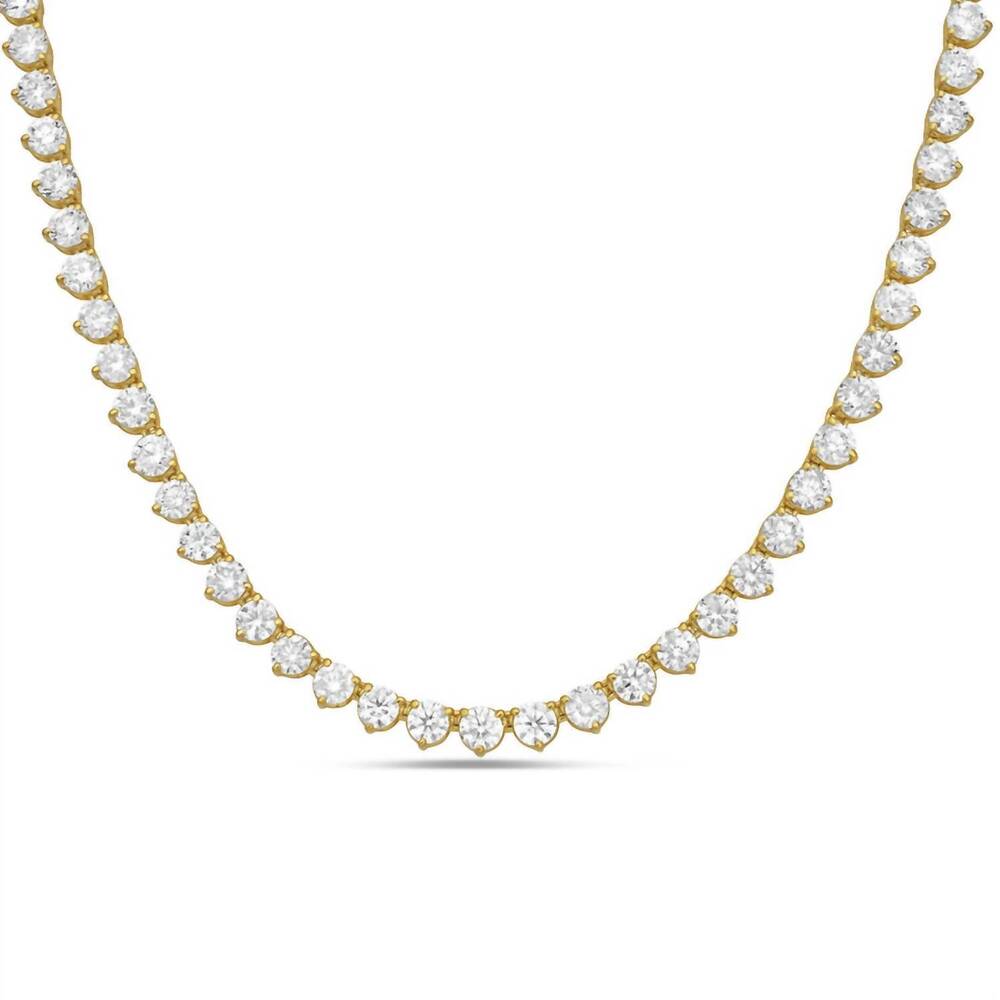 NEW DIANA M JEWELS women's round lab-grown diamond pendant necklace (10.00 ct) -